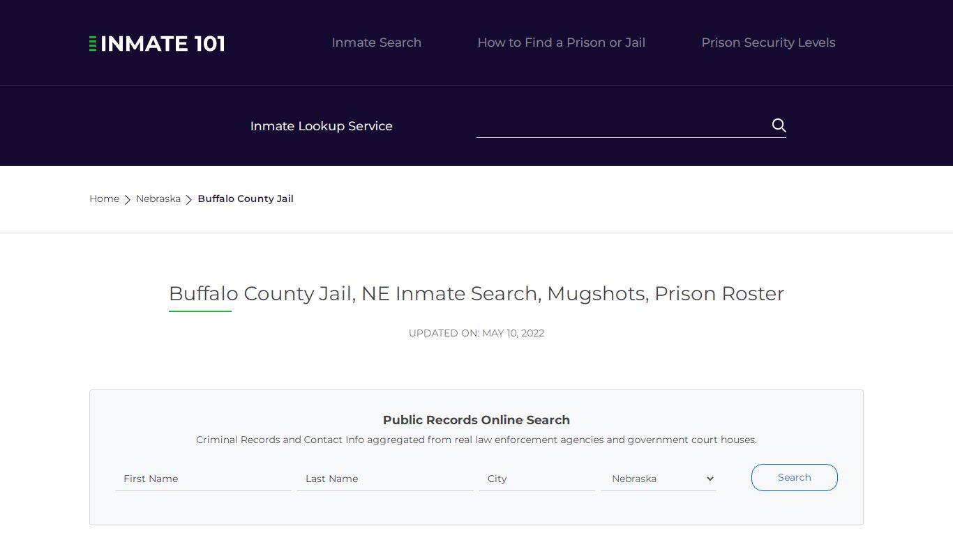 Buffalo County Jail, NE Inmate Search, Mugshots, Prison Roster